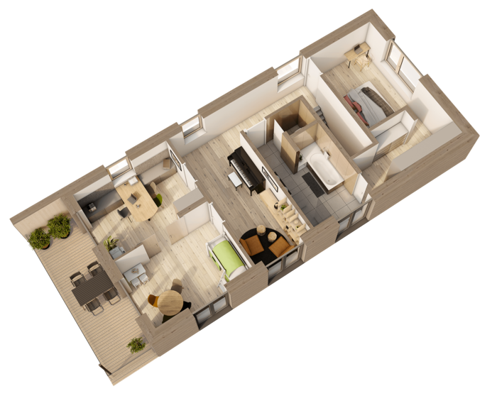 Musterhaus SUITE - Grundriss Obergeschoss