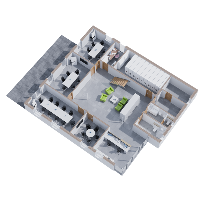 Grundriss Erdgeschoss - Ich bin Unternehmer