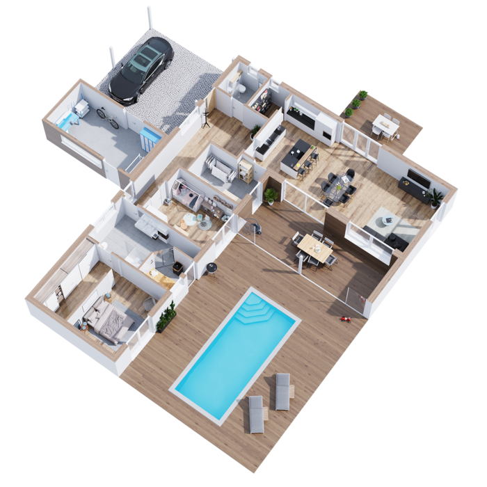 Planen Sie Ihr Traumhaus mit unseren Bungalow-Grundrissen - lassen Sie sich inspirieren!lows.